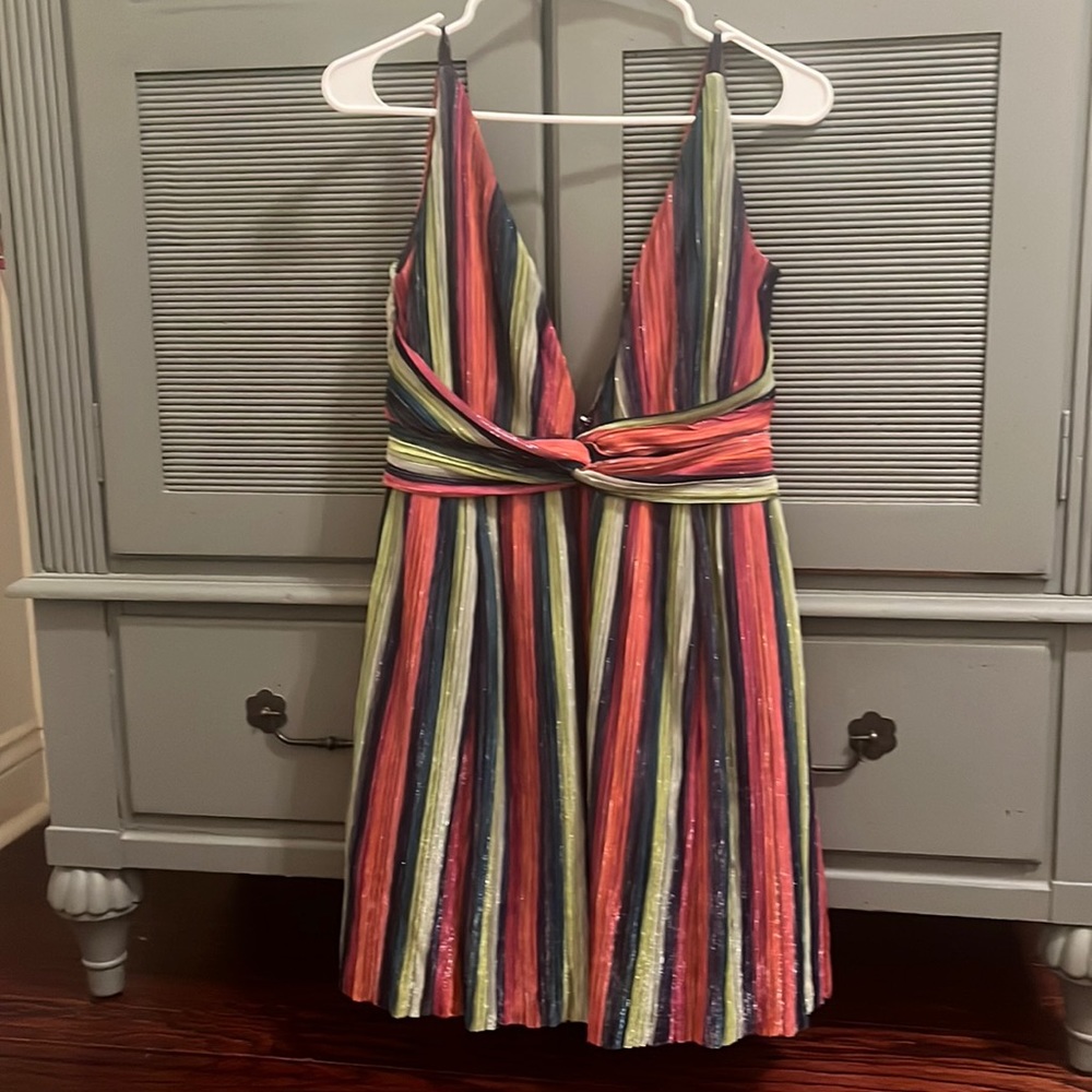 Cocktail dress! Size L. Fits like a M. Straps are taken in a tad.
